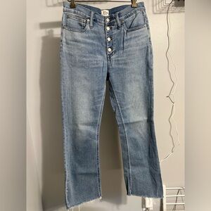 Jcrew Button Front Demi Crop - 27